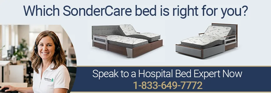 Which SonderCare bed is right for you? Speak to a hospital bed expert now