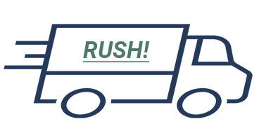 An icon of truck written "standard" in blue color.