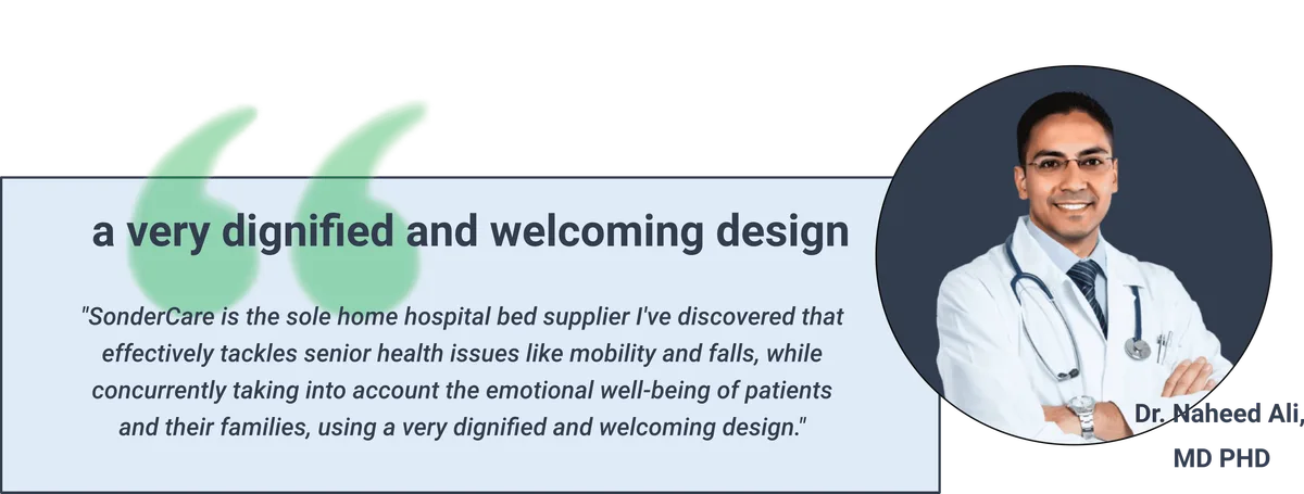 Dr. uses SonderCare to provide home hospital beds.