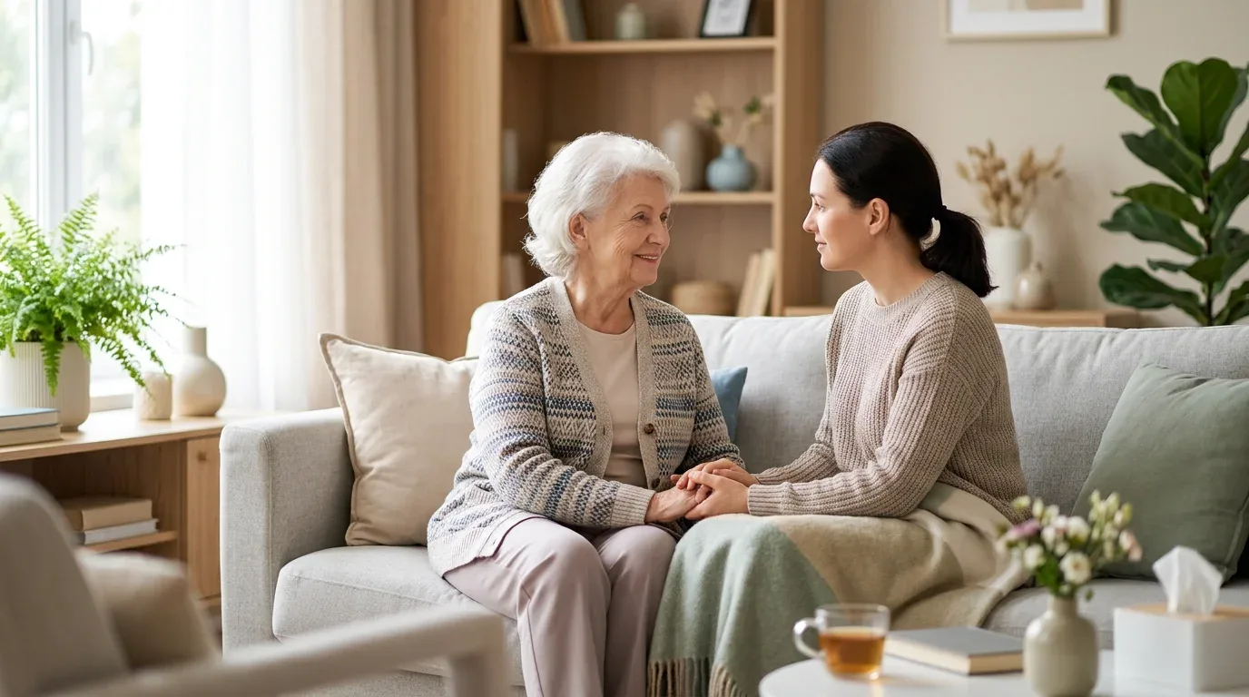 care elderly parent after hospital discharge